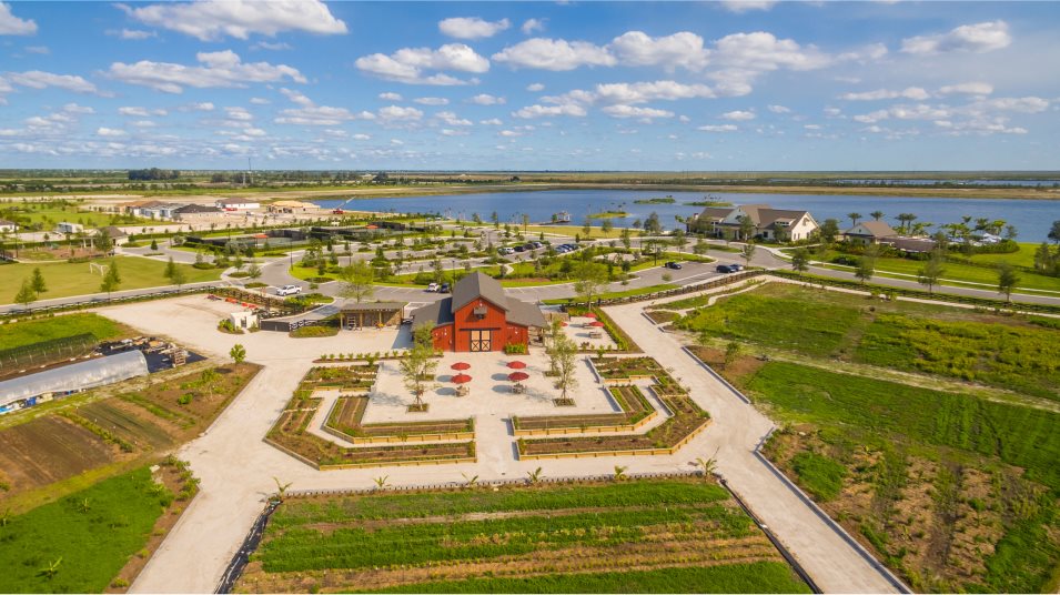 Arden - The Barn Agrihood Aerial