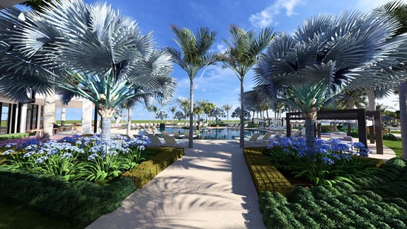 Esprit at Avenir - Pool Path