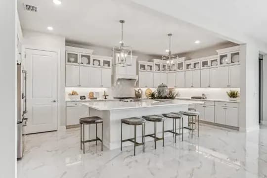 Franklin - Kitchen with Center Island and Pendant Lighting