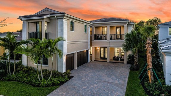 Trumbull - Exterior at Sunset