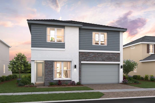 Rhodes II - Contemporary Elevation