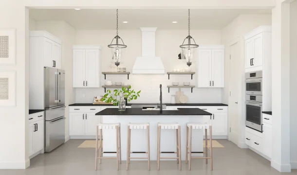 Pasadena - Kitchen with Pendant Lighting
