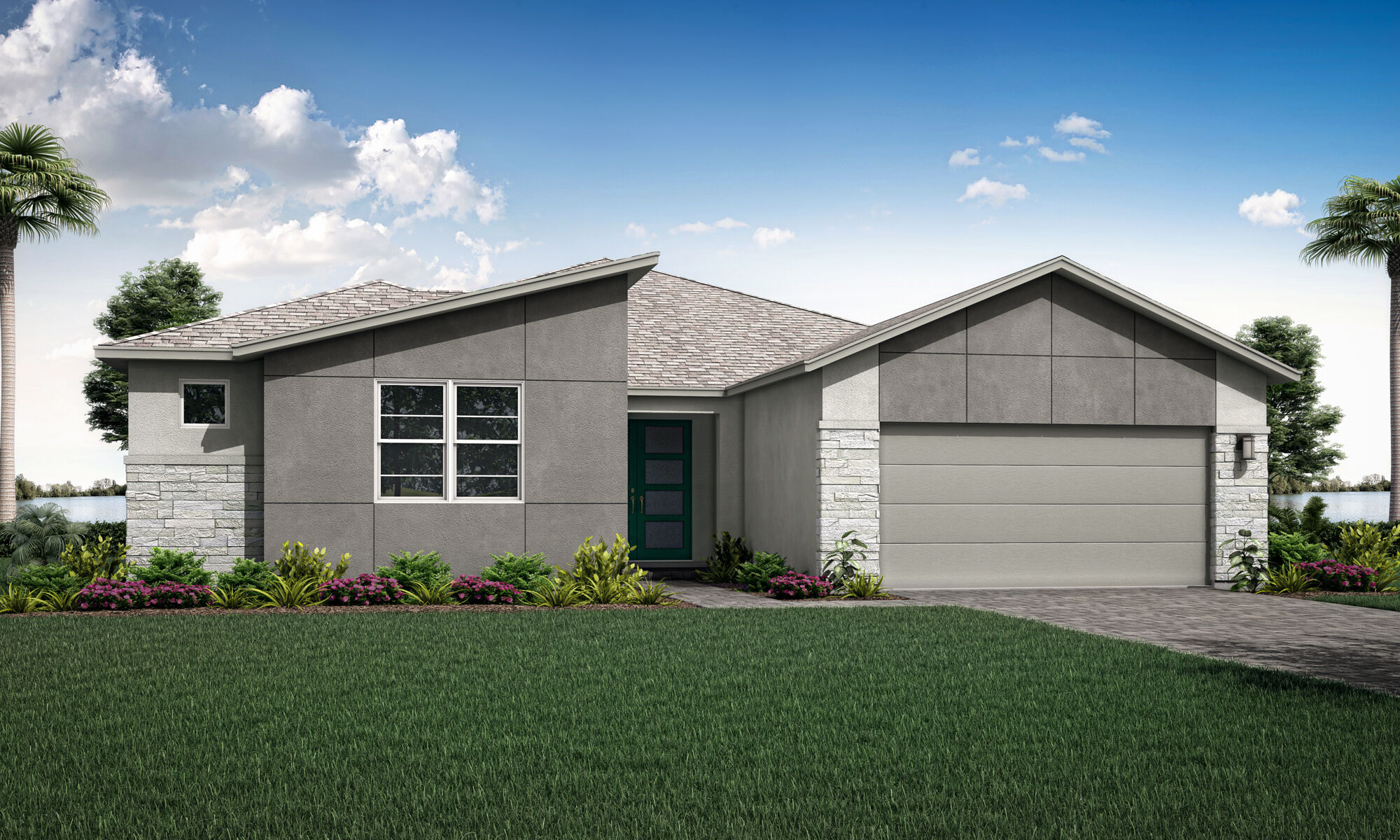 Biscayne Bay - Modern Elevation