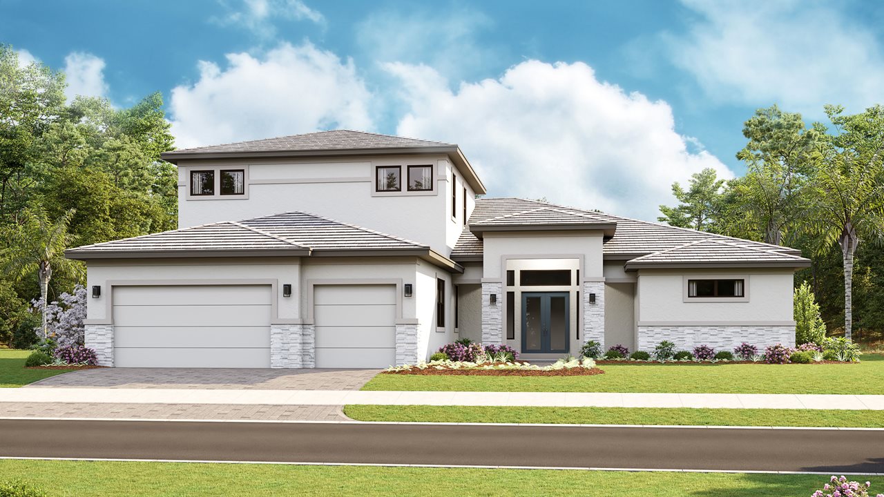 Wynona - Elevation A with Bonus Room