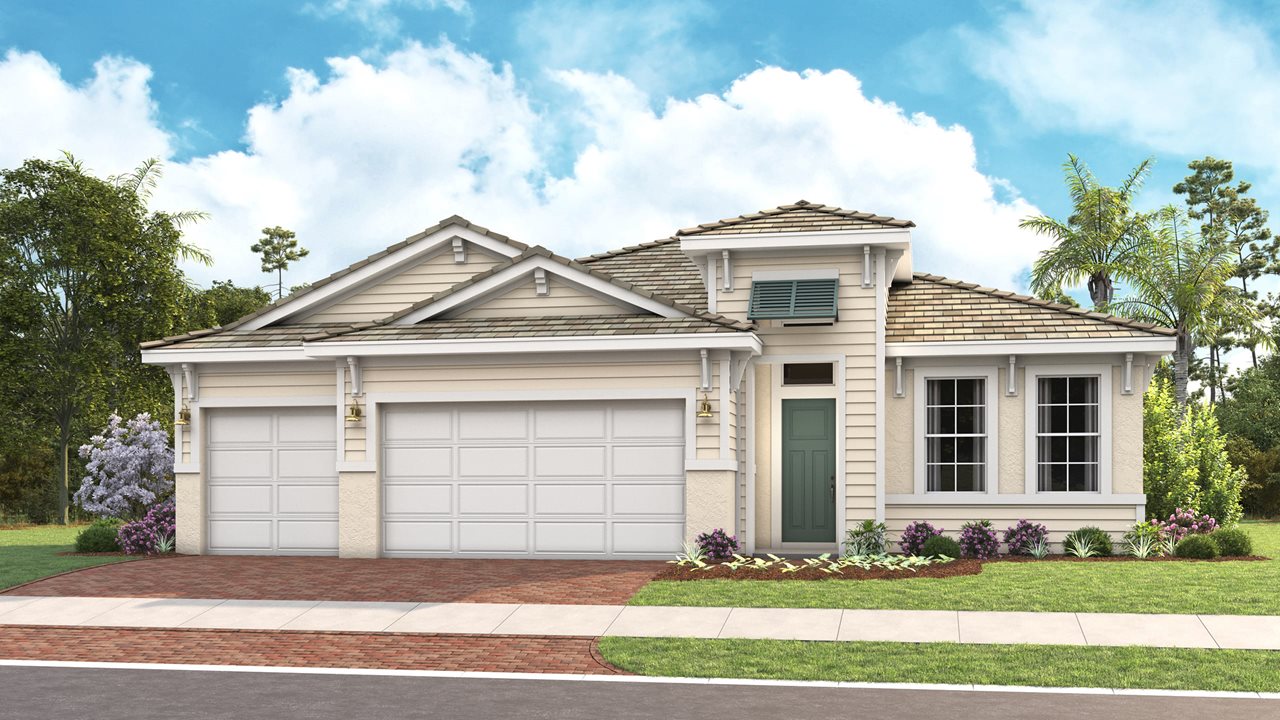 Noelle - Florida Vernacular Elevation