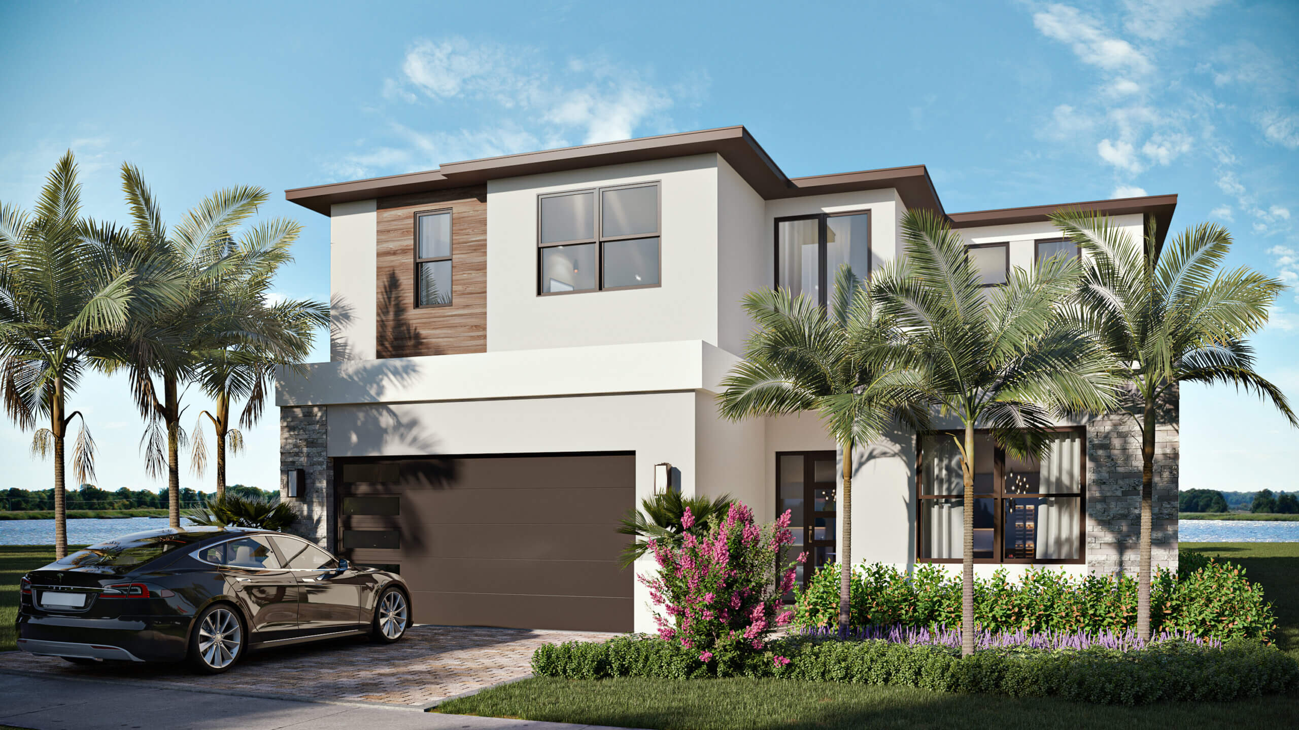Huntington Select - Contemporary Elevation