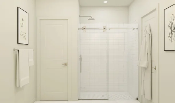 Goldenrod II - Glass Shower in Primary Bath