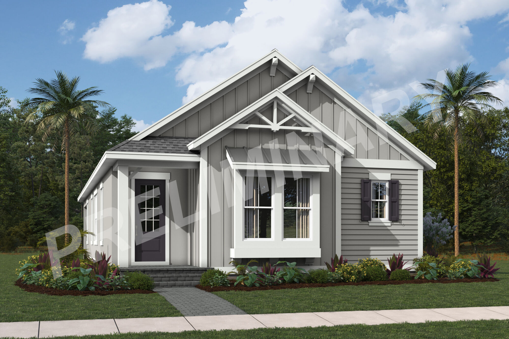 Monarch - Elevation (Traditional Farmhouse)