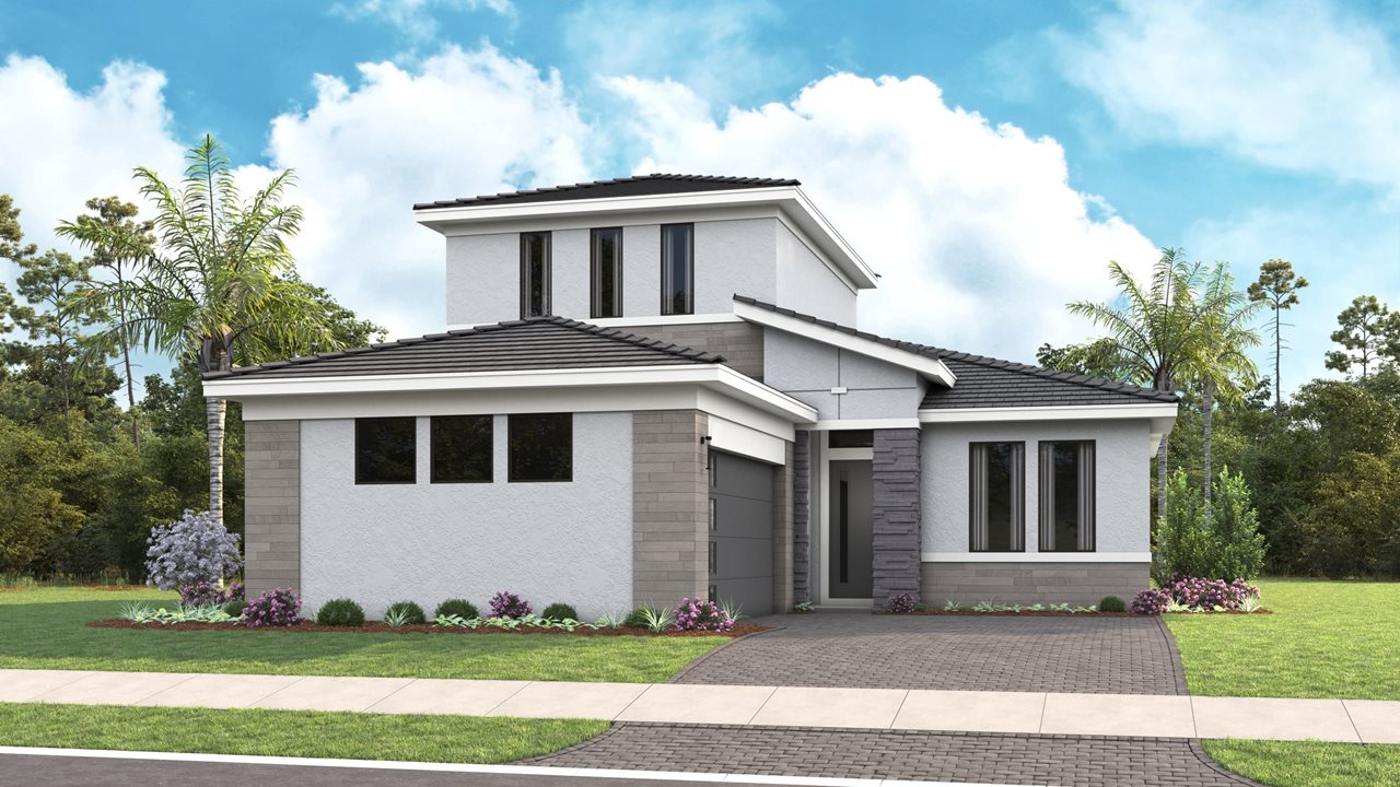 Gloria - Modern Elevation with Bonus Room