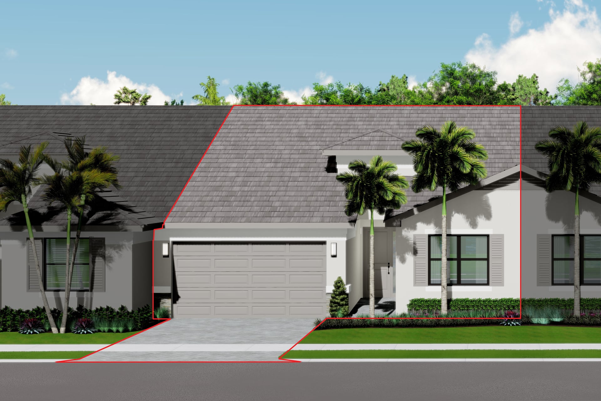 Sabal II - Front Elevation