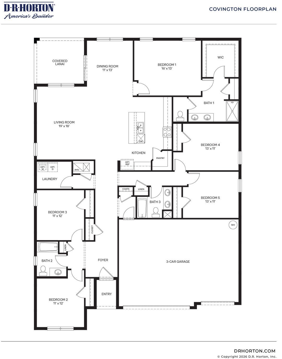 Covington - Floor Plan