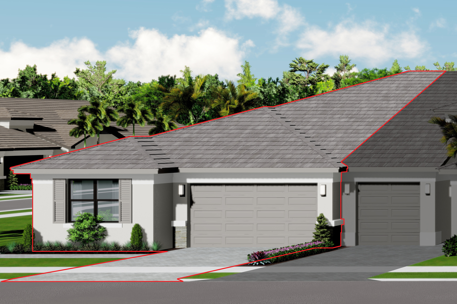 Bismarck - Front Elevation Render
