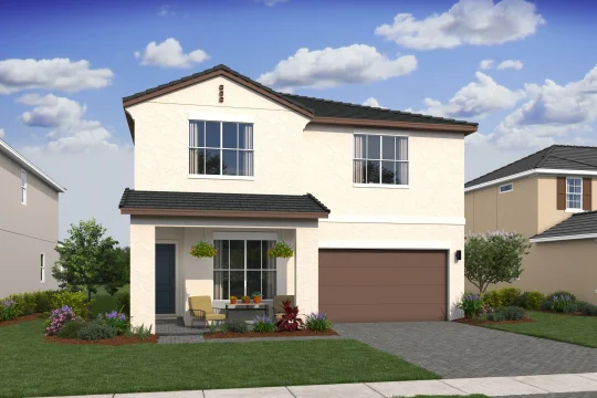 Rhodes II - Spanish Modern Elevation