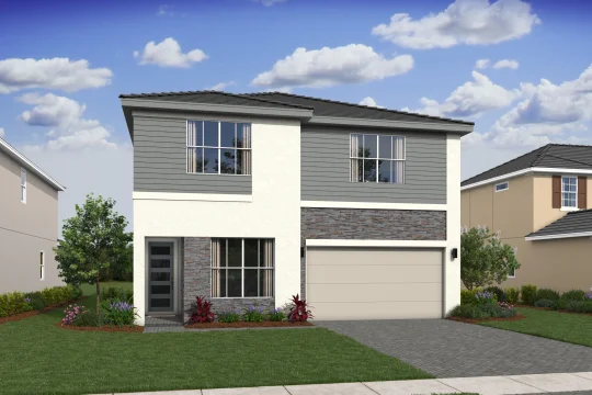 Rhodes II - Contemporary Elevation