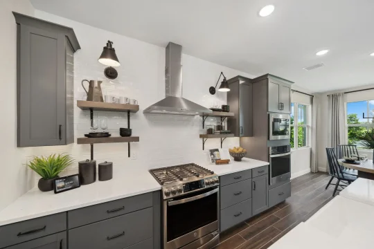 Astaire - Kitchen with Floating Shelves
