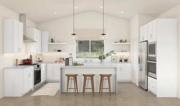 Taylor - Kitchen with Center Island and Pendant Lighting